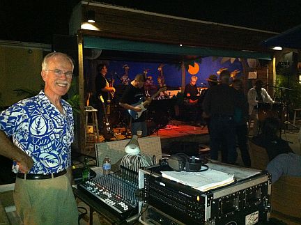 Running sound for South Trail Band at Woody's River Roo in Ellenton, Florida